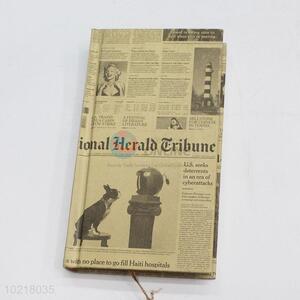 Good Quality Cheap Old Newspaper Hardcover Notebook/Diary