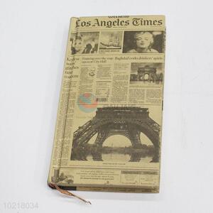 Hot Selling Old Newspaper Notebook Hardcover Diary