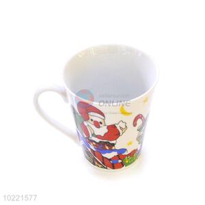 Creative Cartoon Father Christmas Pattern Ceramic Cup