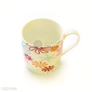 Custom Flower Pattern Ceramic Mug Drinking Cup