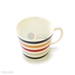 Creative Design Stripr Pattern Ceramic Cup Coffee Mug