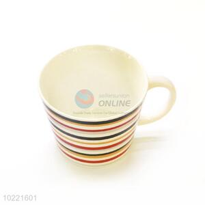 New Arrival Stripe Pattern Ceramic Cup Coffee Mug