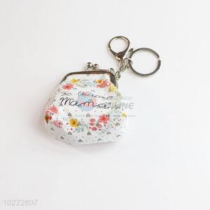 Wallet Change Bag Key Pouch Coin Purse with Keyring