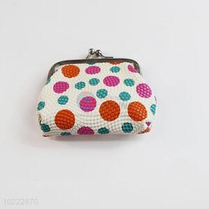 Polka dots coin purse fancy ladies purse