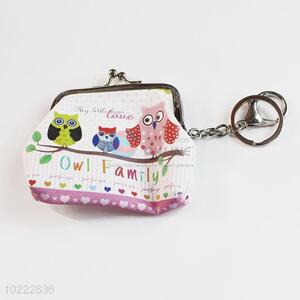 Mini coin purse with key ring