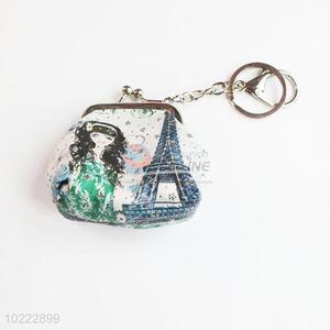 Hot selling pvc key chain coin purse