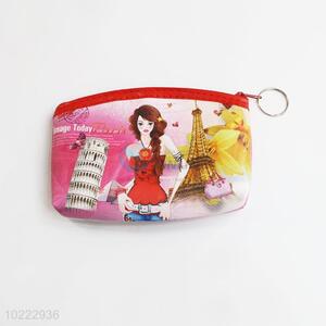 Tourist souvenir pvc zipper coin purse