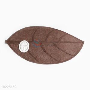 Wholesale Leaf Shaped Printing Placemat