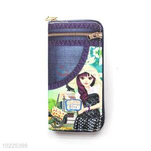 Creative Design PU Wallet Coin Purse With Zipper