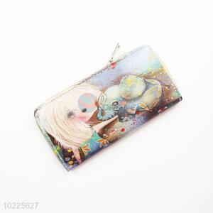 Wholesale Nice PVC Purse&Wallet with Copper Zipper for Sale