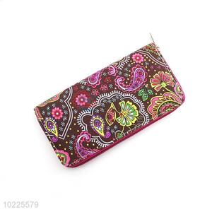 Colorful Canvas Purse&Wallet with Copper Zipper for Sale