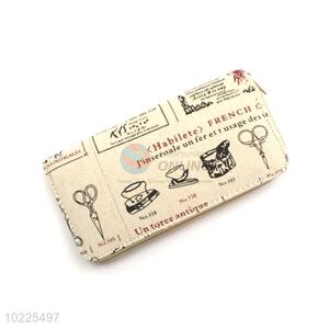 Wholesale Nice Canvas Purse&Wallet with Polyester Zipper for Sale