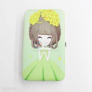 Lovely Exquisite Cute Girl Printed Phone Bag Mini Wallet Card Bag with Loose-leaf