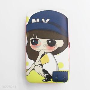 Good Quality Cartoon Sport Girls Pattern Mini Purse Phone Bag Card Bag with Loose-leaf and Sucker