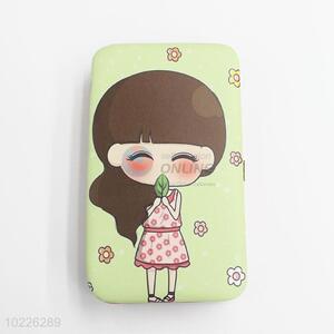 Factory Supply Lovely Cartoon Girl Printed Mini Purse Card Bag Phone Bag