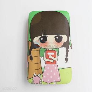 Fashion Lovely Girl Printed Card Bag Phone Bag Mini Purse with Loose-leaf