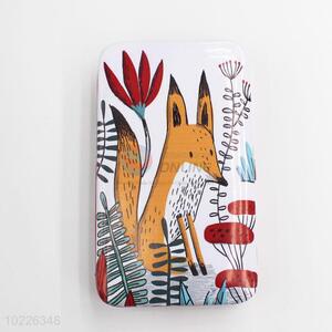 Fashion Pattern Cartoon Cute Fox Printed Card Bag Phone Bag Mini Purse with Loose-leaf