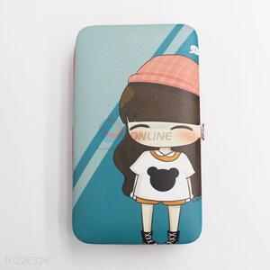 Utility Cute Girls Printed Card Bag Phone Bag Mini Wallet with Loose-leaf