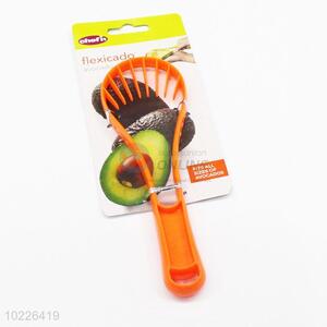 Wholesale orange 3 in 1 avocado peeler