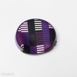 Checked Round Mini Coin Purse for Girls