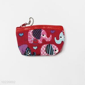 Elephant pattern coin purse for promotional gift