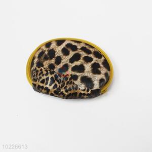 Elegant Design Leopard PVC Leather Zipper Coin Purse