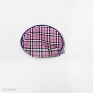 Checked Pattern Zipper Bag Coin Purse For Girls