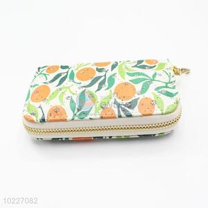 Factory Direct Clutch Purses Flowers Printed Long Wallet for Lady