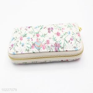 New Design PVC Purse Wallet with Flowers Pattern with Cheap Price