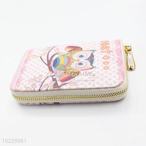 Beautiful Owls Printed Lady Purses Long Wallet