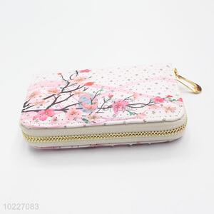 Wholesale PVC Purse Wallet with Flowers Pattern