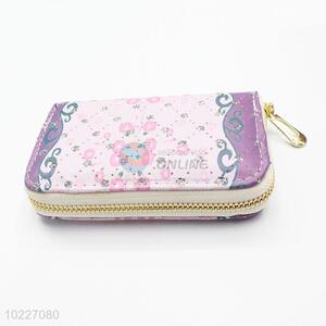 Latest Arrived Clutch Purses Flowers Printed Long Wallet for Lady