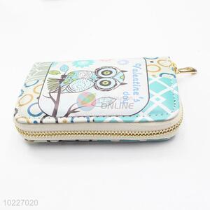 New Arrivals Long Clutch Purse with Owl Pattern