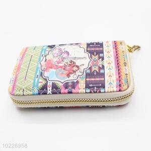 Custom Printed Long Ladies Clutch Wallet Purse