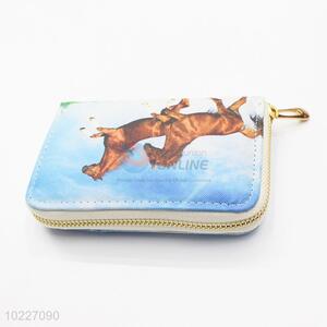 Wholesale Ladies PVC Clutch Purse Horse Printed Long Wallet