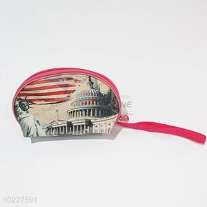 New Arrival Wholesale Statue of Liberty Pattern Mini Women's Zipper Mini Wallet