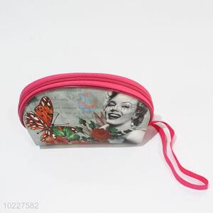 Creative Design Fashion Star Printed Clutch Bag/PVC Mini Zipper Mini Wallet