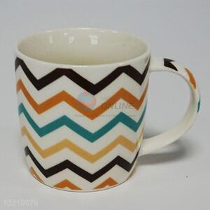 Colorful Striped Ceramic cup