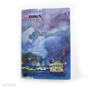 Hot Sale Sweet Town Pattern Notebook