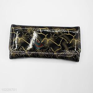 Long PU Leather Ladies Wallet Bifold Purse