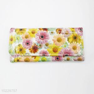 Printed pu hand wallet handbag for evening