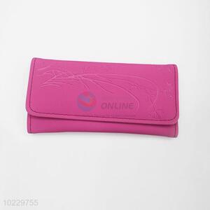 Slim money clip pvc leather wallet for party