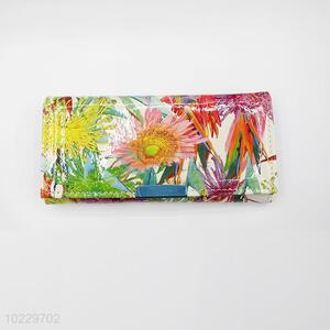 Personalized PU Leather Long Bifold Printed Western Wallet