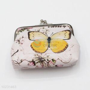 Vintage Style Butterfly Printed Women Coin Purses