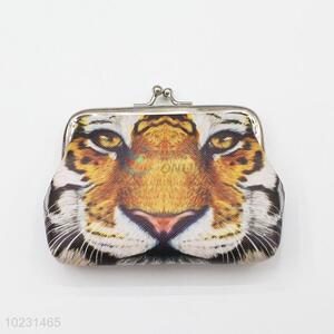 Tiger Printed Women Coin Purses/Cheap PVC Mini Coin Bags