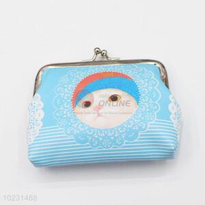 Top Quality Sky Blue PVC Coin Purse Wallet Pouch Money Bag