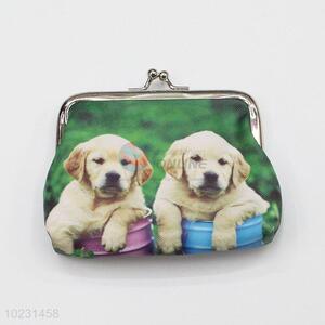 Dog Pattern Lovely Girl Coin Bag PVC Pouch Money Bag