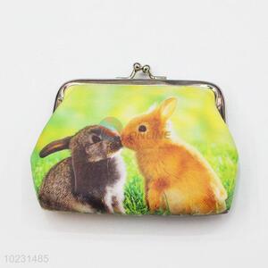 New Rabbit Pattern Coin Purse Wallet Pouch Money Bag