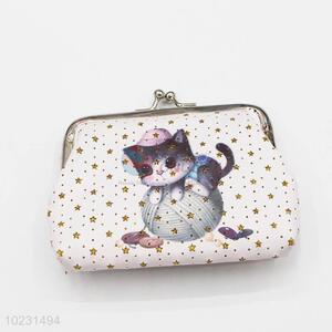 Lovely Mini Womens Exquisite Cat Pattern Wallets Coin Purse