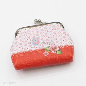 Hearts Pattern PVC Coin Bag Women Mini Purse